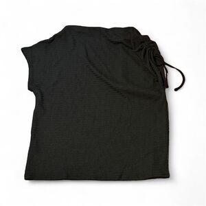 SHEIN Off Shoulder Black Textured Blouse Size Small